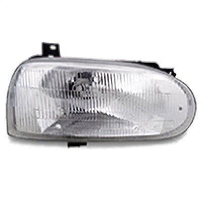 Farol golf volkswagen de 1995 a 1998 lado direito foco simples mexicano