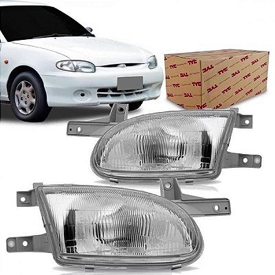 Farol accent hyundai de 1997 a 2000 lado esquerdo