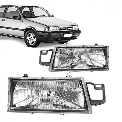 Farol tempra fiat de 1991 a 1995 lado direito station wagon com regulagem superior