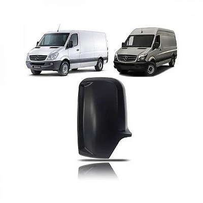 Capa de retrovisor externo sprinter mercedes benz de 2012 a 2019 e chassi de 2020 a 2022 lado direito preto