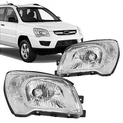 Farol sportage kia de 2009 a 2010 lado direito
