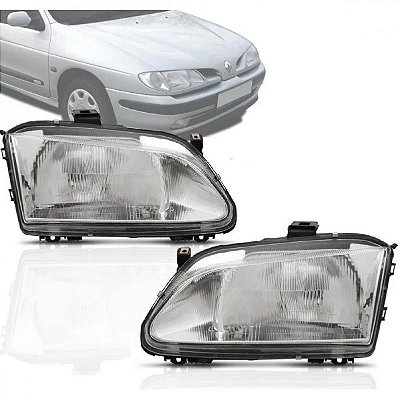 Farol megane e scenic renault de 1996 a 1999 lado direito