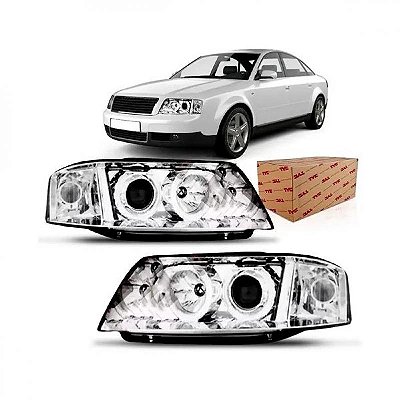 Farol a6 audi de 2001 a 2004 lado esquerdo limousine