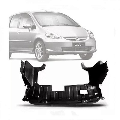 Protetor inferior do para choque fit honda de 2003 a 2008 dianteiro para barro até 2023