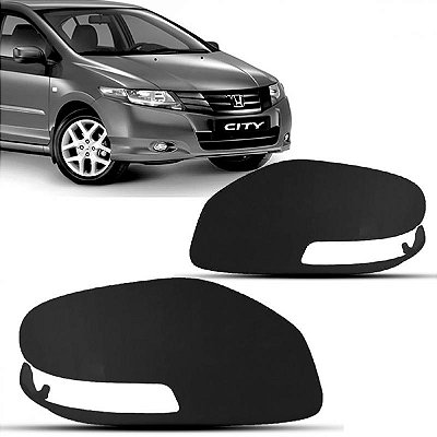 Capa de retrovisor city honda de 2009 a 2014 lado direito externo com furo para pisca