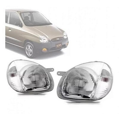 Farol atos hyundai de 1998 a 2000 lado direito elétrico