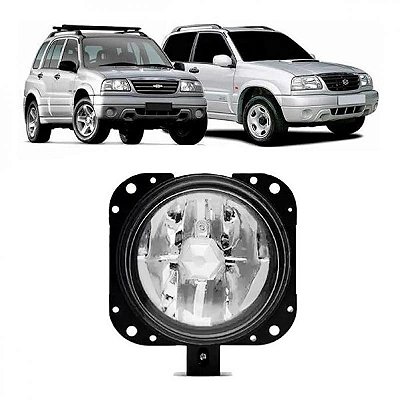 Farol auxiliar vitara suzuki de 2001 a 2007 e tracker chevrolet de 2001 a 2010 lado direito