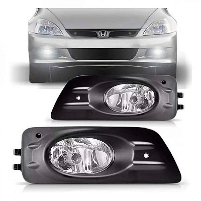Farol auxiliar accord honda de 2006 a 2007 lado direito com grade