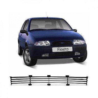 Grade para choque fiesta ford de 1996 a 1999 dianteira central com auxiliar