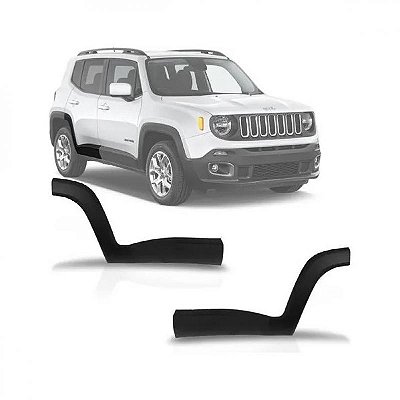 Moldura inferior para choque renegade jeep de 2015 a 2025 lateral da porta traseira lado esquerdo texturizada