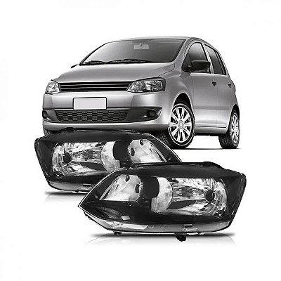 Farol fox volkswagen de 2010 a 2014 lado esquerdo foco simples