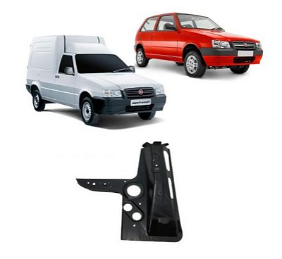 Sede de farol uno fiat de 2004 a 2013 lado esquerdo tipo óculos