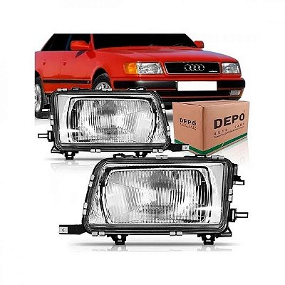Farol a80 audi de 1991 a 1995 lado esquerdo