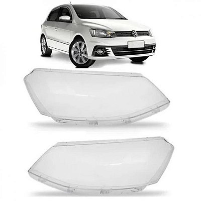Lente de farol gol volkswagen de 2016 a 2018 lado direito geração 7 foco simples
