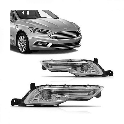 Farol auxiliar fusion ford de 2017 a 2019 lado direito LED titanium e hybrid