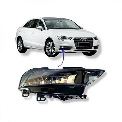 Farol auxiliar a3 audi de 2013 a 2016 lado direito sedã H8