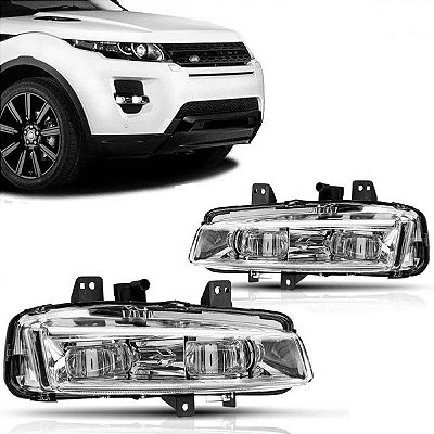 Farol auxiliar evoque land rover de 2012 a 2015 lado esquerdo com LED