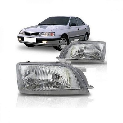 Farol corona toyota de 1992 a 1998 lado direito manual