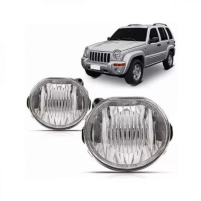 Farol auxiliar cherokee jeep de 2002 a 2003 lado esquerdo sport