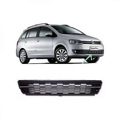 Grade do para choque fox volkswagen de 2010 a 2014 dianteira central com friso cromado