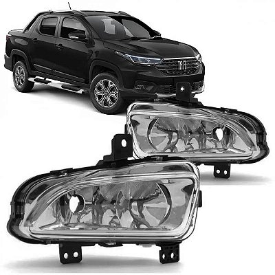 Farol auxiliar strada fiat de 2020 a 2025 lado esquerdo