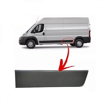 Friso lateral ducato fiat de 2018 a 2025 jumper citroën de 2018 a 2025 boxer peugeot de 2018 a 2025 lado esquerdo maior
