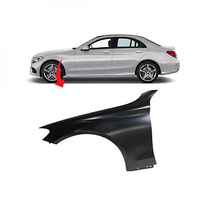 Para lama c180 mercedes benz de 2016 a 2021 lado direito