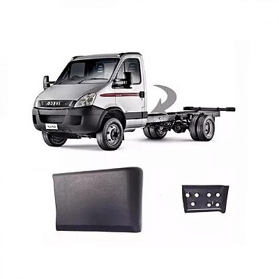 Friso de acabamento daily iveco de 2008 a 2020 lateral lado esquerdo