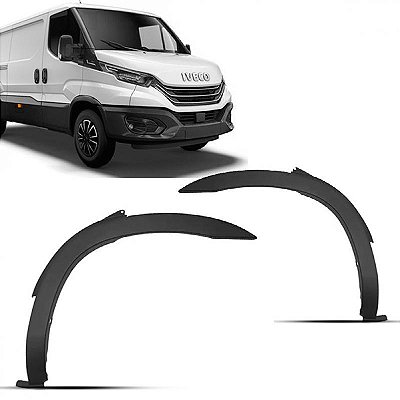 Moldura do vão do paralama daily iveco de 2020 a 2025 lado esquerdo dianteiro