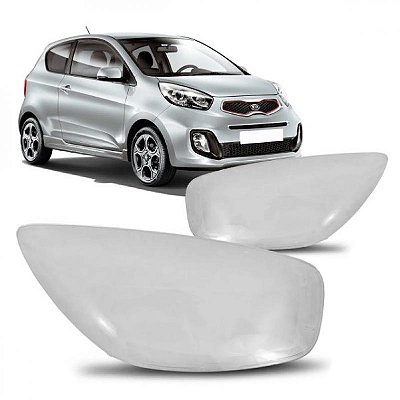 Lente de farol picanto kia de 2012 a 2017 lado direito