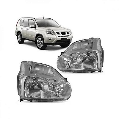 Farol x trail nissan de 2009 lado esquerdo manual