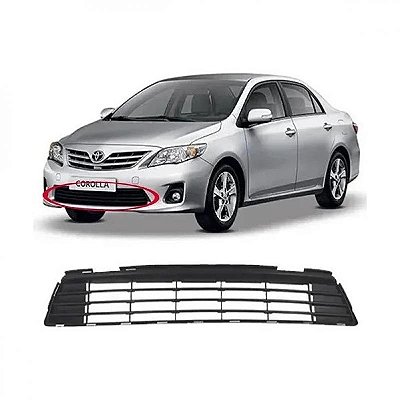 Grade de para choque corolla toyota de 2012 a 2013 dianteira central