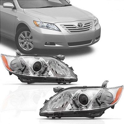 Farol camry toyota de 2007 a 2009 lado direito manual e elétrico
