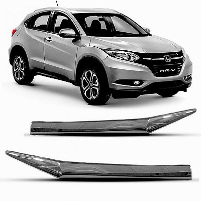 Moldura da grade do para choque hrv honda de 2015 a 2018 inferior lado esquerdo cromada
