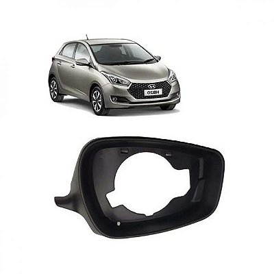 Aro do retrovisor hb20 hyundai de 2012 a 2019 lado esquerdo