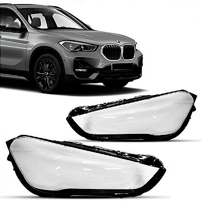 Lente do farol x1 bmw de 2020 a 2021 lado direito