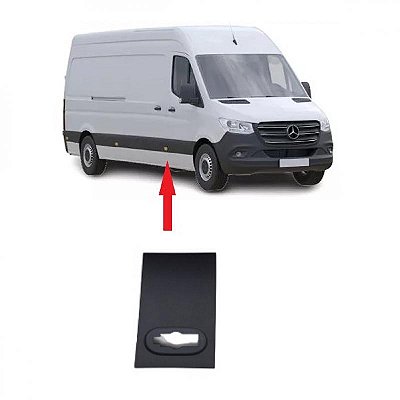 Friso lateral da coluna sprinter mercedes benz de 2020 a 2025 lado direito