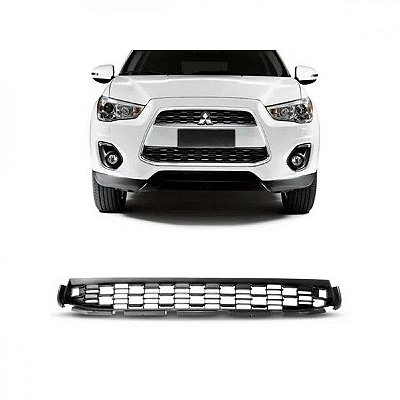 Grade para para choque asx mitsubishi de 2014 a 2016 dianteiro central inferior