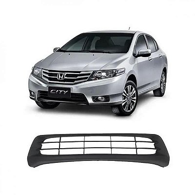 Grade do para choque city honda de 2012 a 2014 dianteira central preta