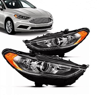 Farol fusion sel e flex ford de 2017 a 2019 lado direito manual com projetor e LED