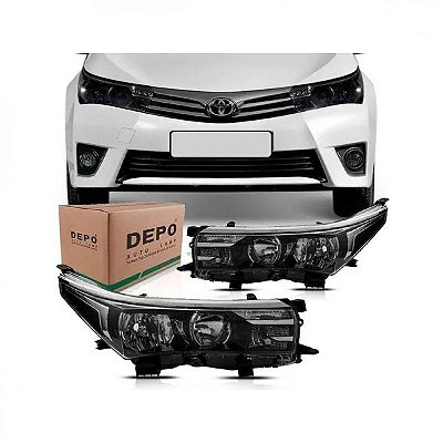 Farol corolla toyota de 2014 a 2017 lado direito sem projetor