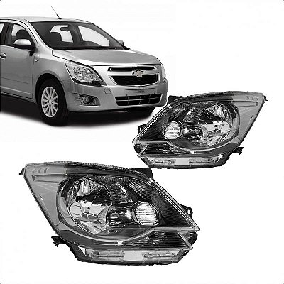 Farol cobalt chevrolet de 2012 a 2016 lado esquerdo cromomix