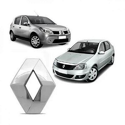Emblema da grade do radiador sandero renault de 2008 a 2014 e logan renault de 2012 a 2014