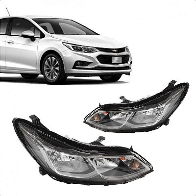 Farol cruze chevrolet de 2017 a 2024 lado esquerdo elétrico versão lt