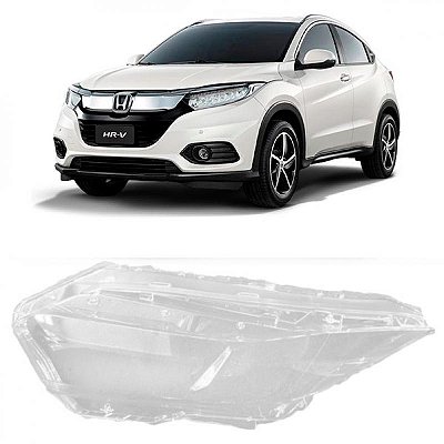 Lente do farol hrv honda de 2019 a 2021 lado esquerdo