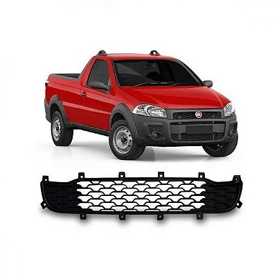 Grade do para choque strada fiat de 2014 a 2020 dianteira central working
