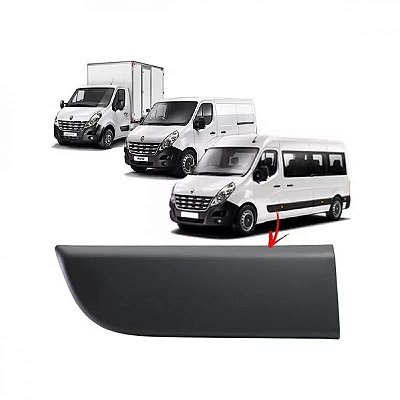 Friso master renault de 2013 a 2025 lateral dianteiro lado esquerdo