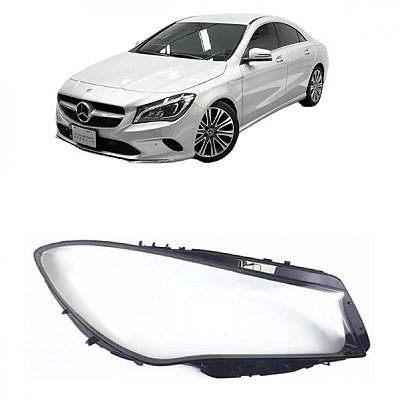 Lente de farol cla mercedes benz de 2015 a 2018 lado esquerdo