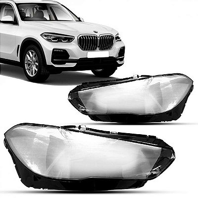 Lente de farol x5 bmw de 2019 a 2021 lado esquerdo