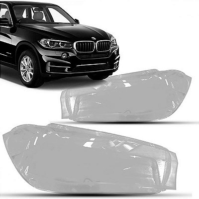 Lente de farol x5 bmw de 2014 a 2017 lado esquerdo